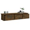 vidaXL Wall Cabinet Smoked Oak 88x26x18.5 cm Engineered Wood
