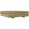 vidaXL Garden Planter 100x100x26.5 cm Impregnated Wood Pine