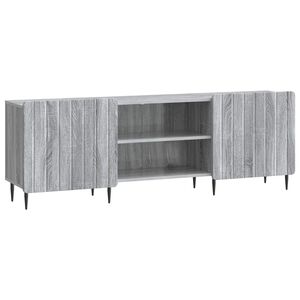 vidaXL TV Cabinet Grey Sonoma 150 x 31 x 52 cm Engineered Wood