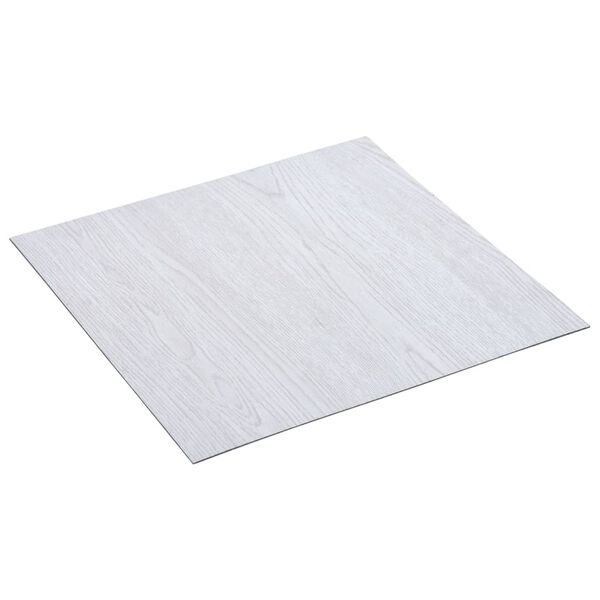 vidaXL Self-adhesive Flooring Planks 20 pcs PVC 1.86 m² White