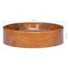 vidaXL Basin Solid Teak Wood &Phi;40x10 cm
