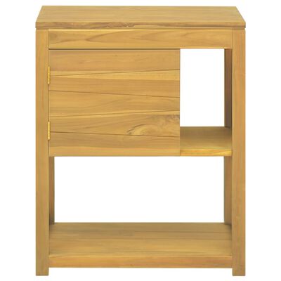 vidaXL Bathroom Cabinet 60x40x75 cm Solid Wood Teak