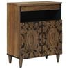 vidaXL Sideboard with Storage Brown 60 x 33.5 x 75 cm Solid Mango Wood
