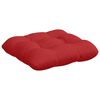 vidaXL Seat Cushions 4 pcs Red 45 x 45 x 12 cm Fabric