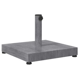 vidaXL Parasol Base Dark Grey Wood look 45 x 45 x 31.5 cm
