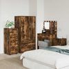 vidaXL Storage Cabinet Smoked Oak 40 x 48 x 105 cm Engineered Wood