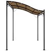 vidaXL Canopy Taupe 2x2.3 m 180 g/m&sup2; Fabric and Steel
