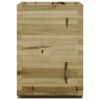 vidaXL Garden Planter 50x50x72.5 cm Impregnated Wood Pine