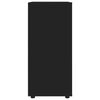 vidaXL Storage Cabinets 2 pcs Black 80 x 48 x 105 cm Engineered Wood
