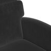 vidaXL Dining Chairs with Wheels 2 pcs Black 58 x 65 x 98 cm Velvet