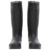 vidaXL Rain Boots Black Size 38 PVC
