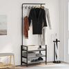 vidaXL Coat Rack Grey Sonoma 75 x 34 x 184 cm Engineered wood