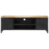 vidaXL TV Cabinet 120x30x40 cm Solid Rough Mango Wood
