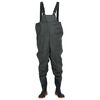 vidaXL Chest Waders with Boots Dark Green Size 45