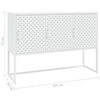 vidaXL Sideboard White 105x35x75 cm Steel