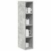 vidaXL Hanging Cabinet with Storage Concrete Grey 20 x 29.5 x 100 cm