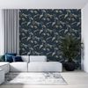Noordwand Wallpaper Zero Exotic Animals Blue