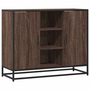 vidaXL Sideboard Brown Oak 92x35x76 cm Engineered Wood