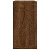 vidaXL Wall Cube Shelves 2 pcs Brown Oak 30x15x30 cm
