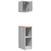 vidaXL Garage Cabinets 2 pcs Grey Sonoma Engineered Wood