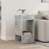 vidaXL End Table Concrete Grey 30 x 30 x 56 cm Engineered Wood