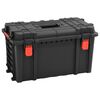 vidaXL Portable Flight Case Black 57x35x32,5 cm PP