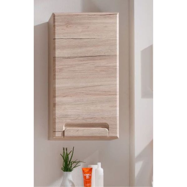 Trendteam Storage Wall Cabinet Malea San Remo Oak