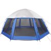 vidaXL Pool Tent with Removable Fly & Mesh Walls Azure Blue 510x510 cm