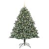 vidaXL Artificial Christmas Tree with 300 LEDs with Stand Green 180 cm