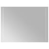 vidaXL LED Bathroom Mirror 60x80 cm