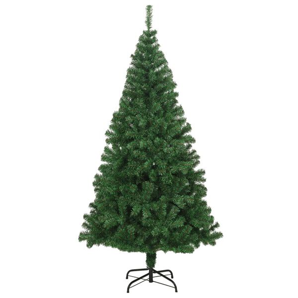vidaXL Artificial Christmas Tree with Thick Branches Green 240 cm PVC