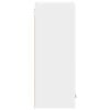 vidaXL Hanging Cabinet with Door White 40 x 31 x 80 cm Engineered Wood