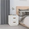 vidaXL Bedside Cabinets 2 pcs White 40x34x45 cm Solid Wood Pine