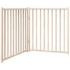 vidaXL Dog Gate Foldable 2 Panels 160 cm Solid Wood Fir
