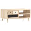 vidaXL Coffee Table | Light wood | Solid Mango Wood | 90cm | Coffee Table