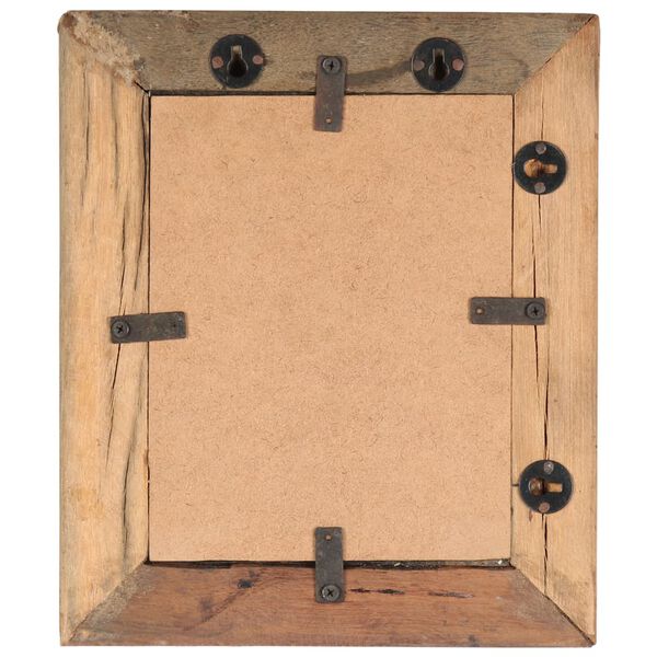 vidaXL Photo Frames 2 pcs 25x30 cm Solid Reclaimed Wood and Glass