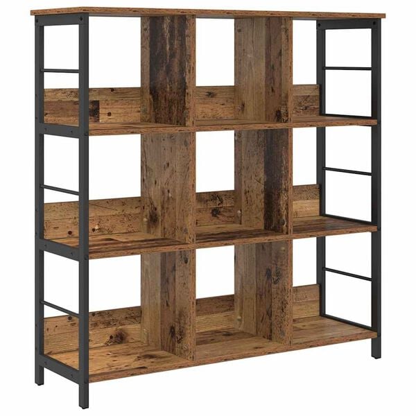 vidaXL Bookshelf Old Wood 102 x 32 x 104.5 cm Engineered Wood