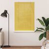vidaXL Roller Blind with Curtains Manual Yellow 120 x 160 cm Bamboo