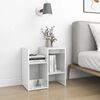vidaXL Bedside Cabinets 2 pcs High Gloss White 50x30x51.5 cm Engineered Wood