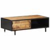 vidaXL Coffee Table 105x50x35 cm Rough Mango Wood