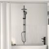 vidaXL Shower System Manual Black 47 x 20 x 95 cm Stainless Steel
