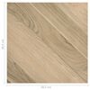 vidaXL Self-adhesive Flooring Planks 55 pcs PVC 5.11 m² Brown Striped