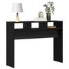 vidaXL Console Table Black oak 105 x 30 x 80 cm Engineered wood