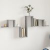 vidaXL Wall Shelf Grey Sonoma 104.5x10x43 cm Engineered Wood