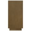 vidaXL Book Cabinet Honey Brown 80x35x71 cm Solid Pinewood