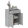 vidaXL Bathroom Cabinet Grey Sonoma 60x33x80 cm Engineered Wood