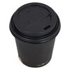 vidaXL Coffee Paper Cups with Lids 200 ml 250 pcs Black