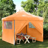 vidaXL Party Tent Folding Orange 292 x 292 x 315 cm Oxford Fabric