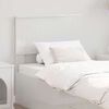 vidaXL Headboard with Headboard Gloss White 75 cm Engineered wood