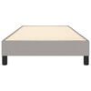 vidaXL Box Spring Bed Frame Light Grey 90x200 cm Fabric